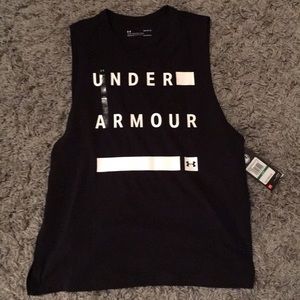 NWT Women’s Underarmour Heatgear Loose Muscle Tank